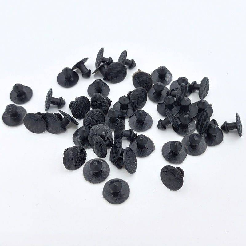 Five black nails